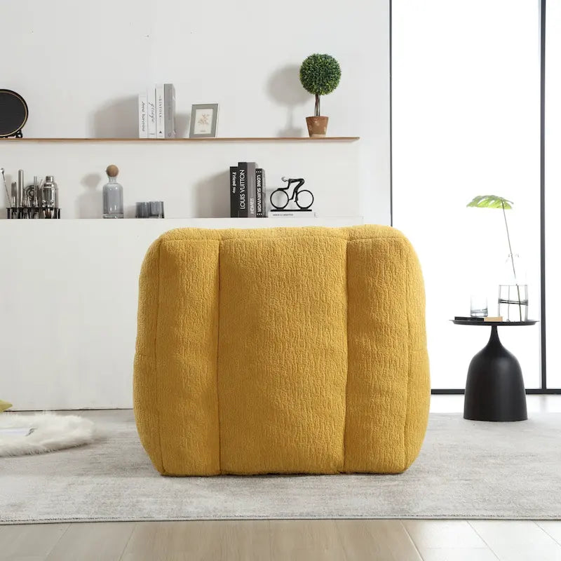 Poltrona pigra super morbida con memory foam e poggiapiedi