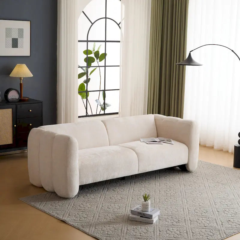 Christopher Knight Home - Divano a 3 posti Tonson 83 con design a onda