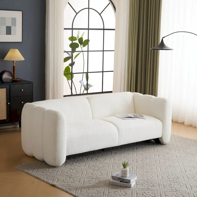 Christopher Knight Home - Divano a 3 posti Tonson 83 con design a onda