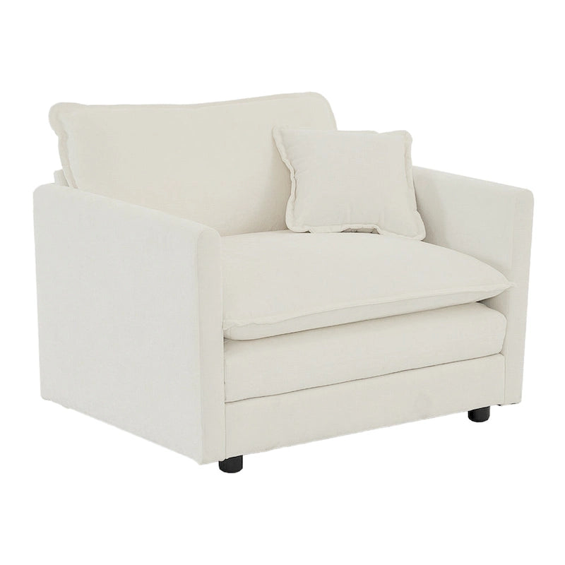 GDFStudio - Fiona Chenille Single Seat Sofa with Modular Flexibility and Plush Comfort