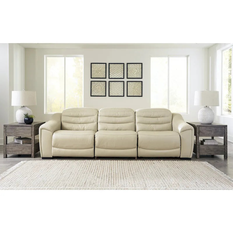 Divano sezionale reclinabile elettrico a 3 posti Center Line di Signature Design by Ashley - 110,5L x 40P x 35A