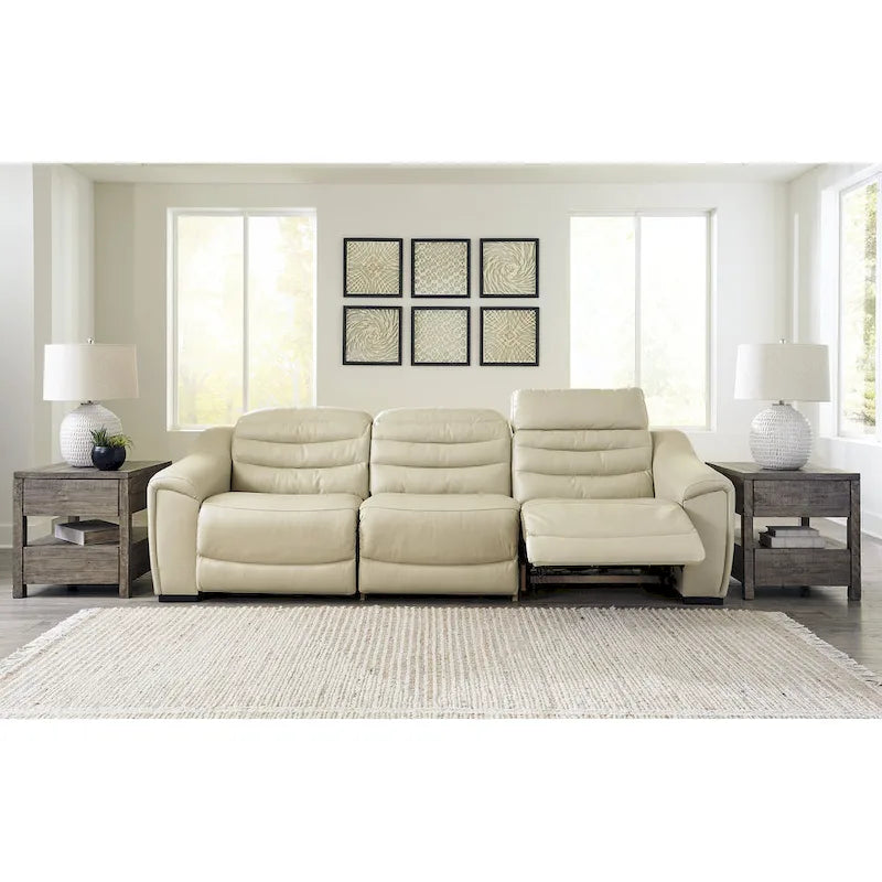 Divano sezionale reclinabile elettrico a 3 posti Center Line di Signature Design by Ashley - 110,5L x 40P x 35A