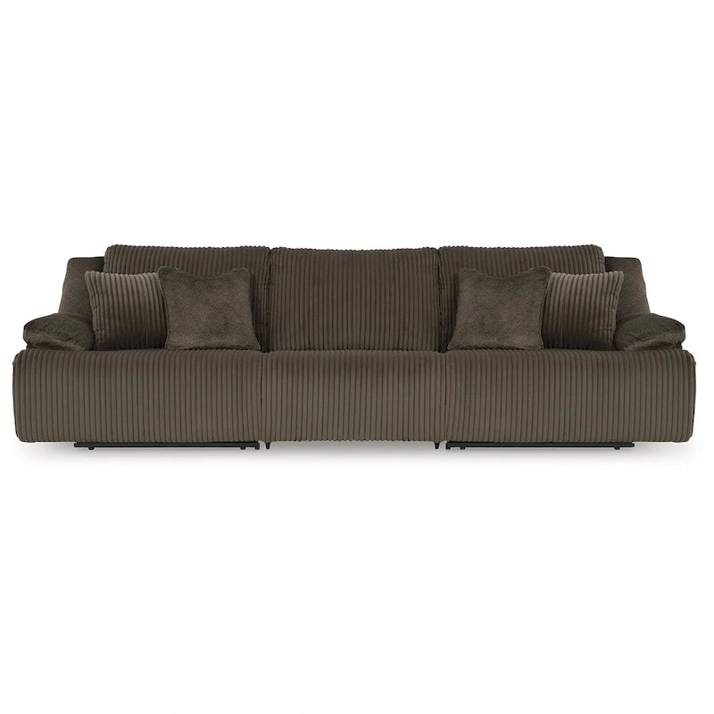 Signature Design by Ashley Divano sezionale reclinabile a 3 posti Top Tier - 128W x 40D x 41H