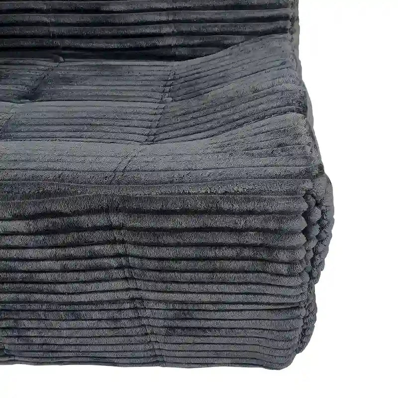 Divano a 3 posti in schiuma 75 senza montaggio, design salvaspazio e configurazione semplice