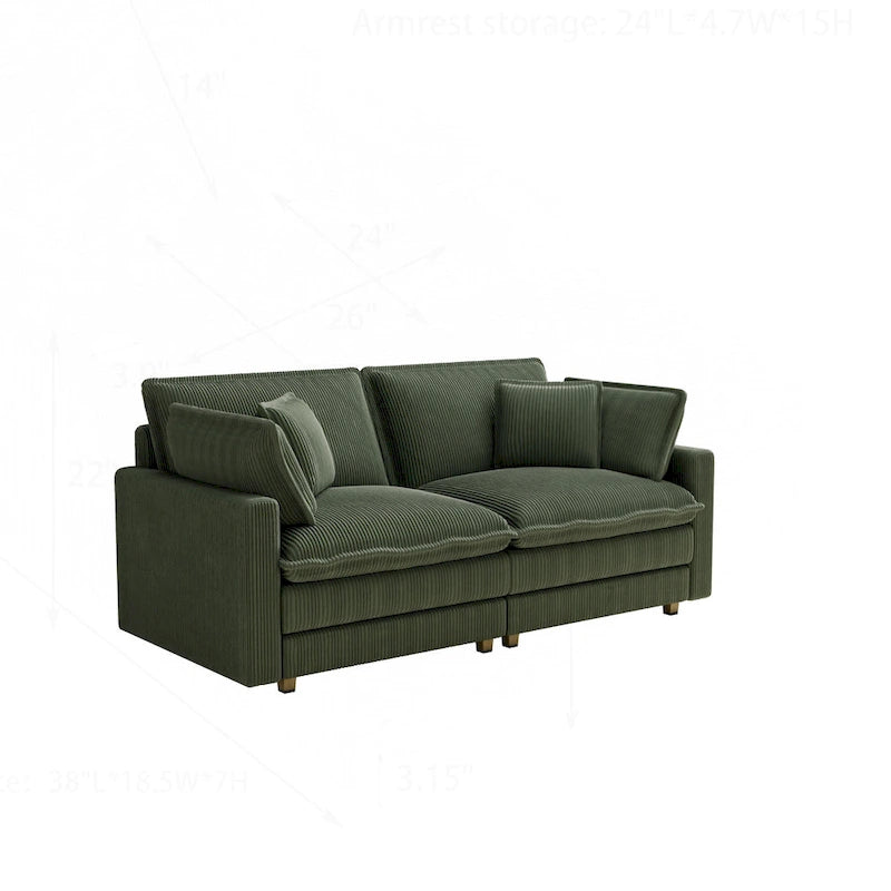 Comfortable Modern Sectional Sofa for Various Rooms, Enhancing Relaxation
