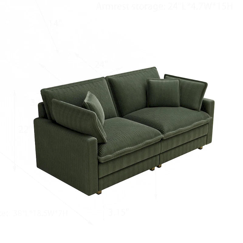 Comfortable Modern Sectional Sofa for Various Rooms, Enhancing Relaxation