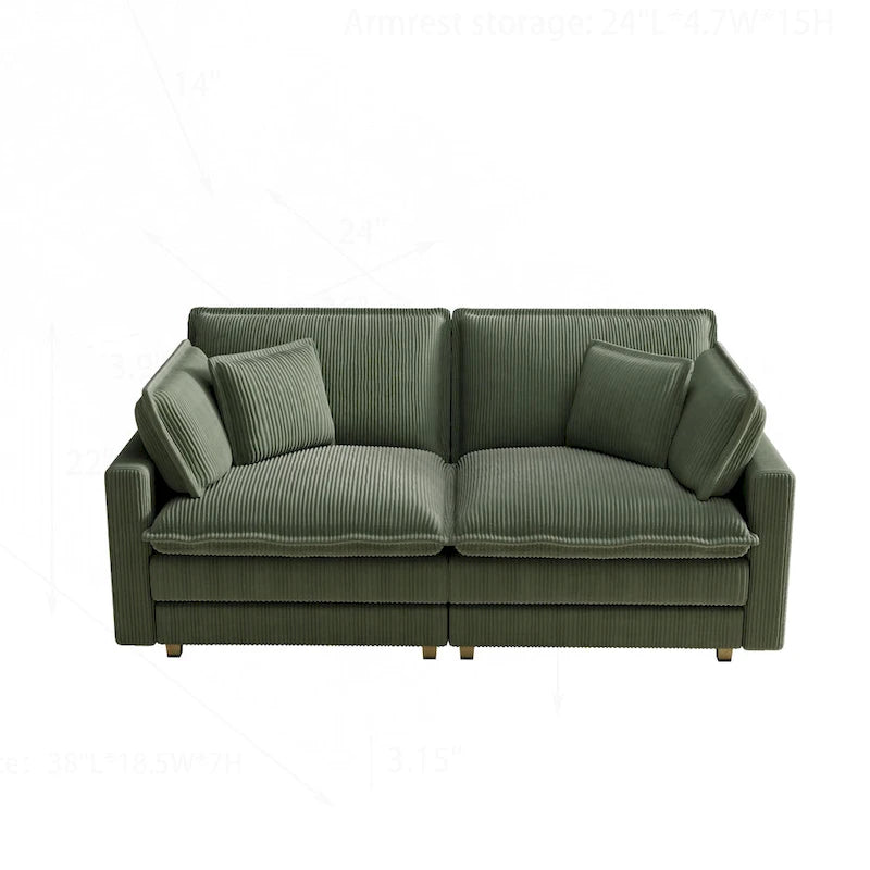 Comfortable Modern Sectional Sofa for Various Rooms, Enhancing Relaxation