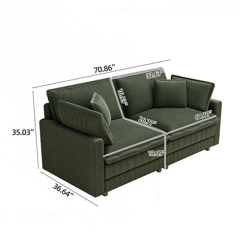 Comfortable Modern Sectional Sofa for Various Rooms, Enhancing Relaxation