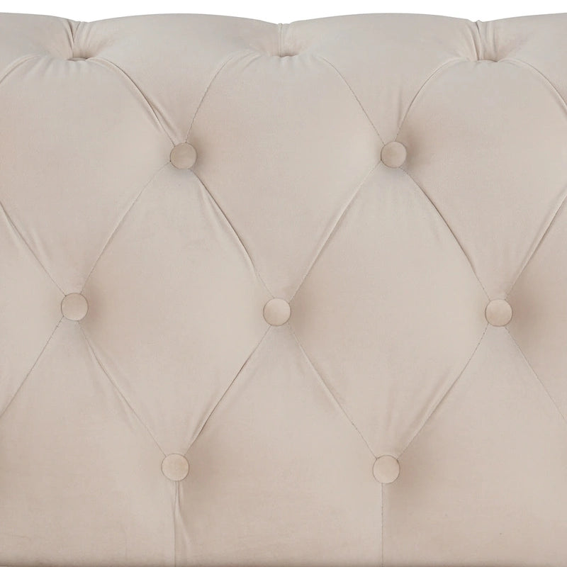 64.3 Velvet Upholstered Loveseat Sofa,Modern Loveseat Sofa with Thick Removable Seat Cushion,2-Person Loveseat Sofa Couch