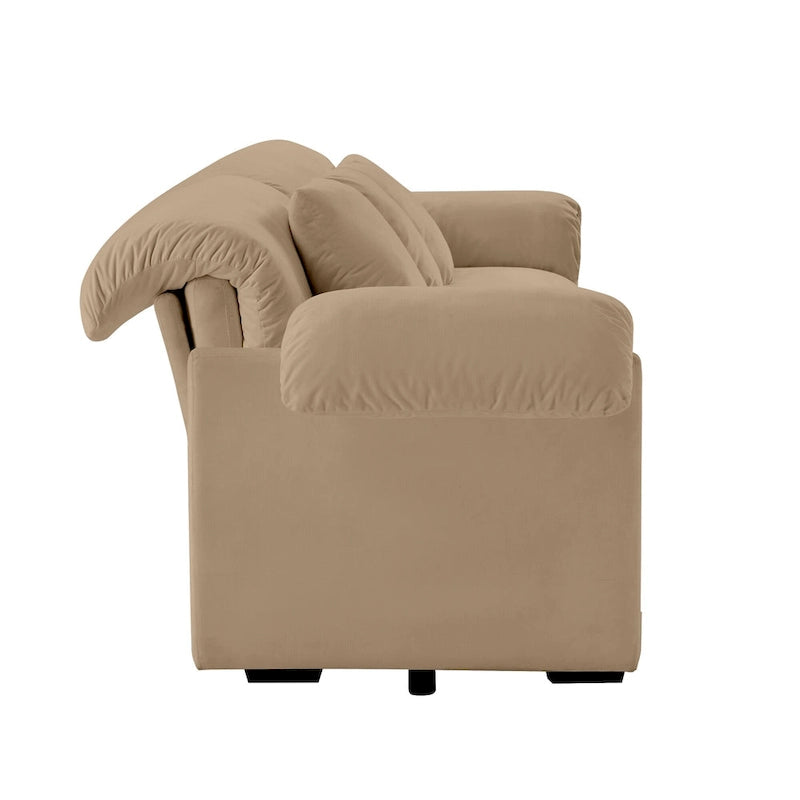 119 Velvet 4-Seater Sofa with Storage - Flexible Design And Luxurious Comfort
