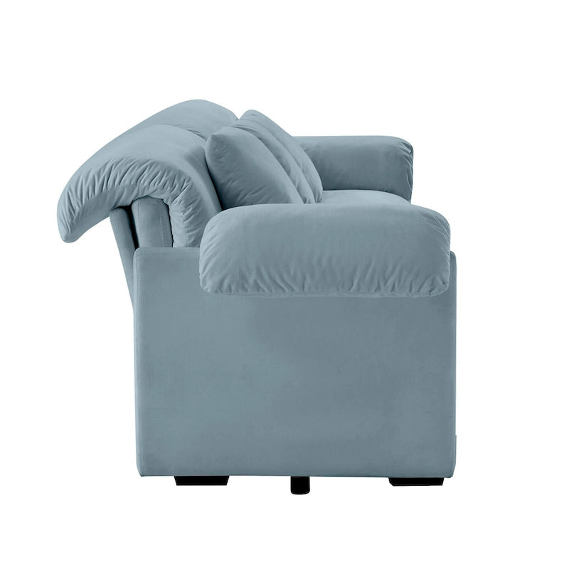 119 Velvet 4-Seater Sofa with Storage - Flexible Design And Luxurious Comfort