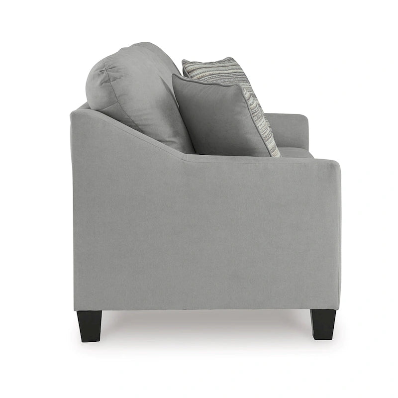 Lebo Queen Size Sofa Sleeper Bed, Gray, Bifold Memory Foam Mattress
