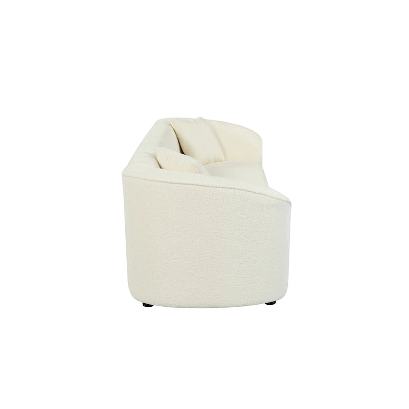 Divano curvo a 3 posti Boucle 87.5 con design scultoreo ed ergonomico
