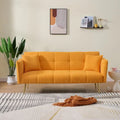 79.92 Teddy Velvet Upholstered Sofa Bed with Adjustable Back and Armrests