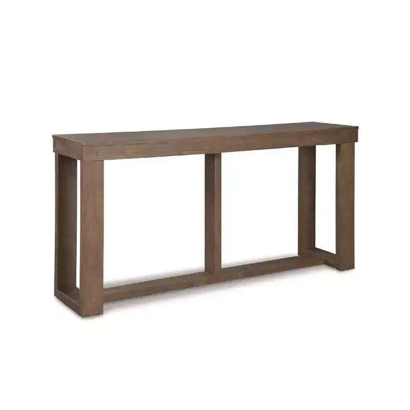 Cariton Sofa/Console Table Gray - Signature Design by Ashley: Plank-Effect, Farmhouse Style
