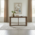 Consolle rustica da divano, grigia, struttura in legno effetto doghe, 64,13"L x 16,13"P x 33,25"A