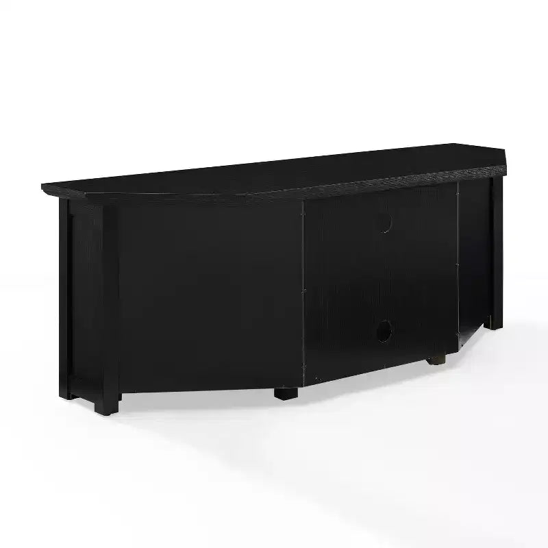 Corner TV Stand for TVs up to 60", Rustic Style, Pine and MDF, 58"W x 20"D x 22"H, Holds up to 100 lbs