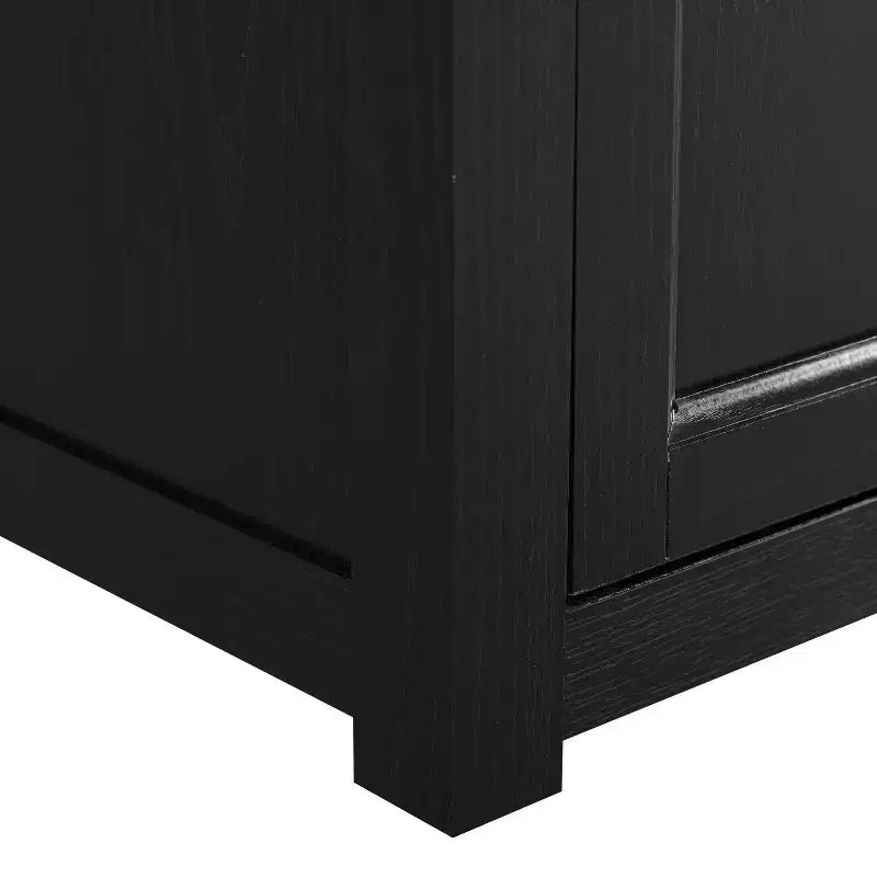 Corner TV Stand for TVs up to 60", Rustic Style, Pine and MDF, 58"W x 20"D x 22"H, Holds up to 100 lbs