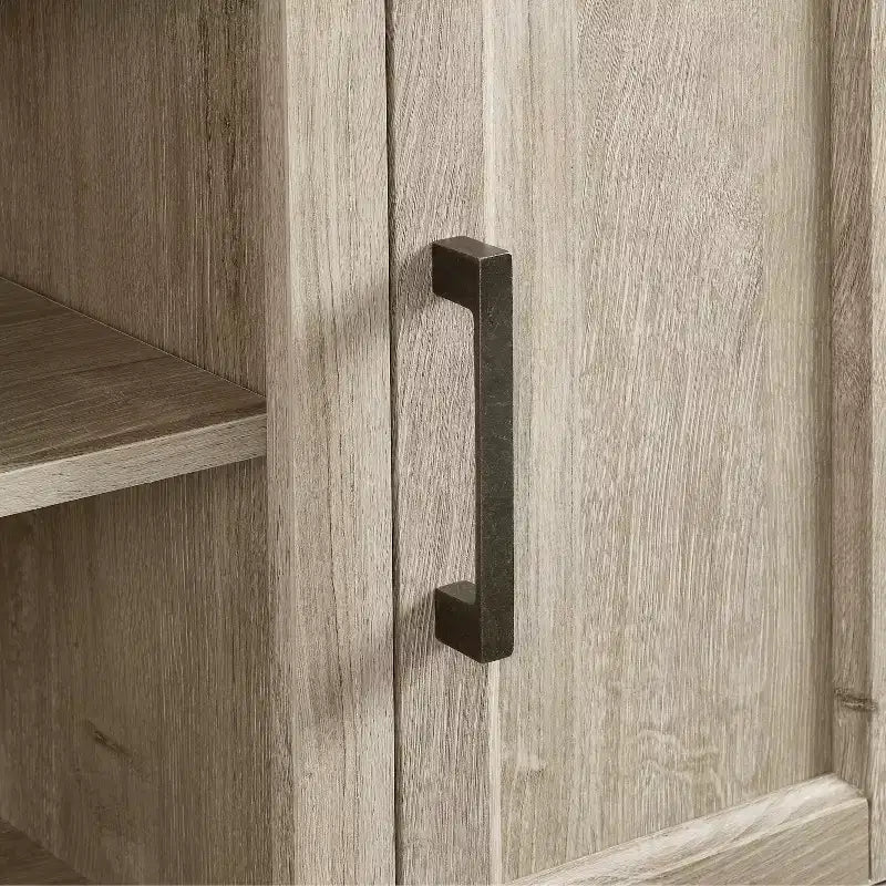 Corner TV Stand for TVs up to 60", Rustic Style, Pine and MDF, 58"W x 20"D x 22"H, Holds up to 100 lbs