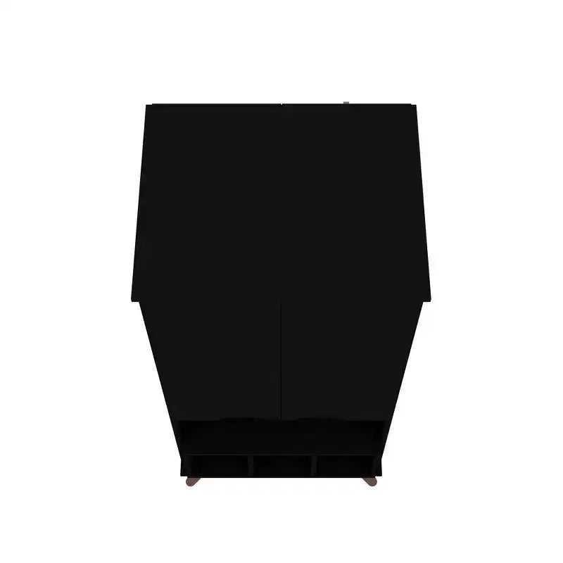 Display Cabinet with 6 Shelves and 2 Doors, MDF, 26.77"W x 21.26"D x 60.7"H