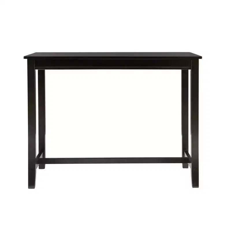 Counter Height Pub Table, Rubberwood Frame, MDF Top, 47.25"L x 23.75"W x 36"H, Seats 4, Holds up to 100 lbs