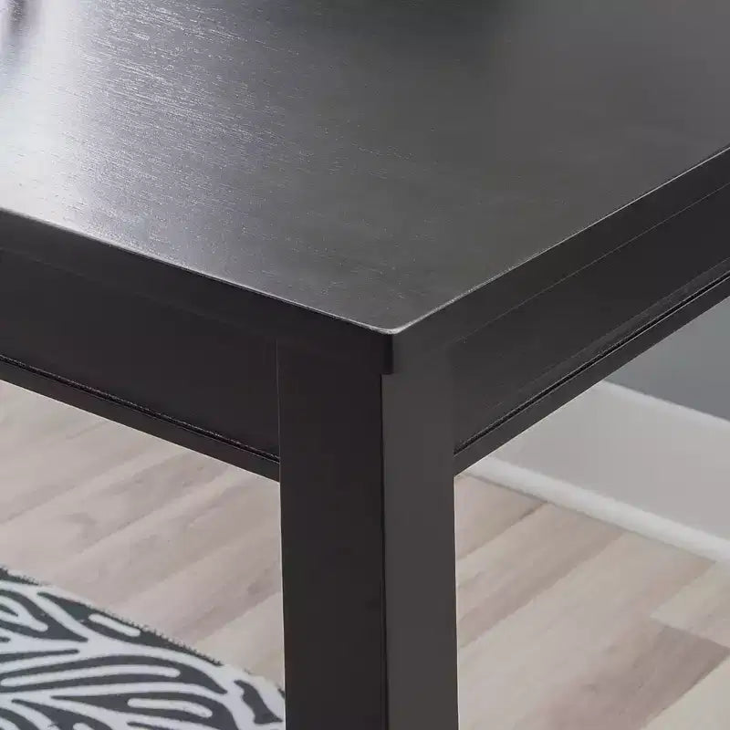 Counter Height Pub Table, Rubberwood Frame, MDF Top, 47.25"L x 23.75"W x 36"H, Seats 4, Holds up to 100 lbs
