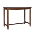 Counter Height Pub Table, Rubberwood Frame, MDF Top, 47.25"L x 23.75"W x 36"H, Seats 4, Holds up to 100 lbs