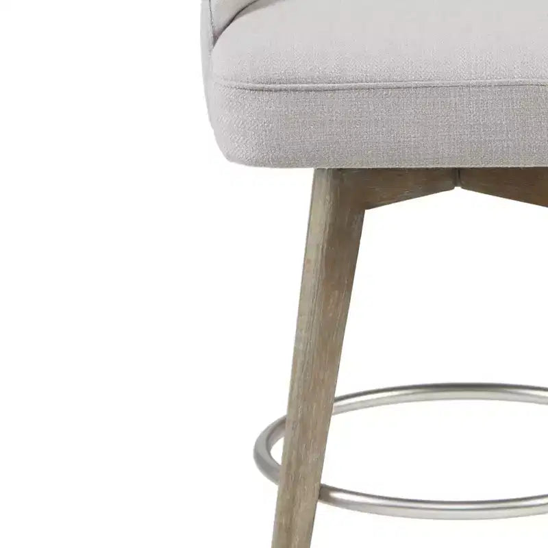 Counter Height Barstool with Swivel Seat, Upholstered, 20"W x 23"D x 38.5"H, Holds up to 300 lbs