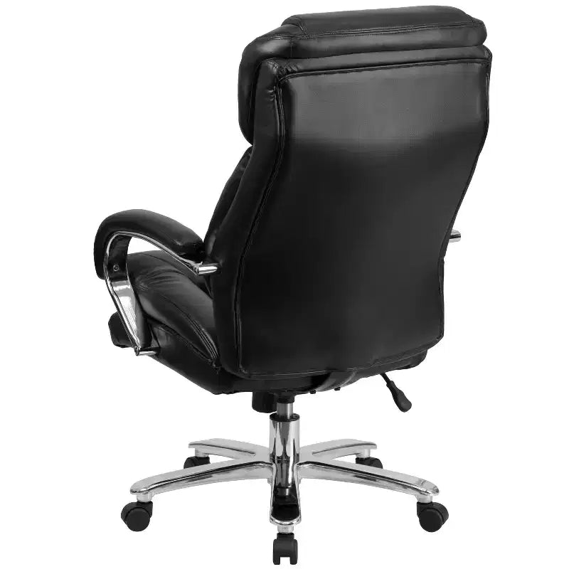 Big & Tall Executive Swivel Office Chair with Loop Arms, 500 lbs Capacity, Seat 22"W x 22"D