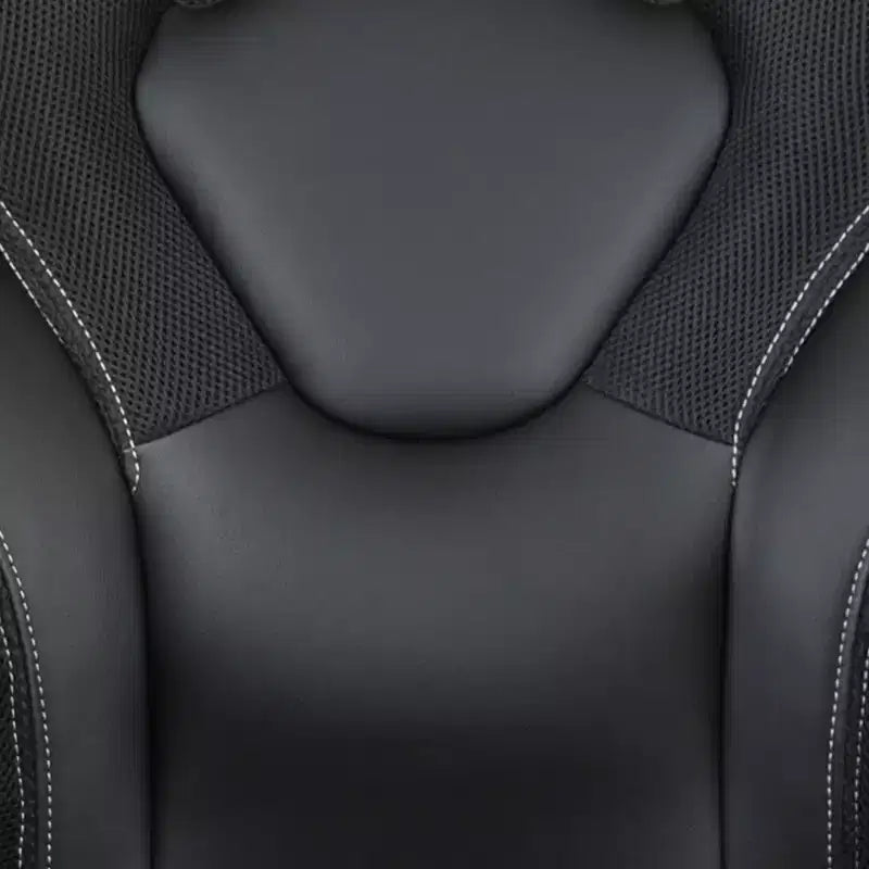 Gaming Chair Racing Style with Flip-Up Arms, Adjustable Height, Seat 20"W x 19"D, Holds up to 250 lbs