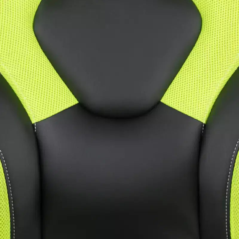 Gaming Chair Racing Style with Flip-Up Arms, Adjustable Height, Seat 20"W x 19"D, Holds up to 250 lbs