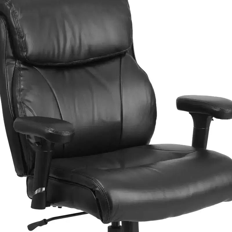 Big & Tall Swivel Ergonomic Task Office Chair with Adjustable Arms, 400 lbs Capacity, Seat 22"W x 19.5"D
