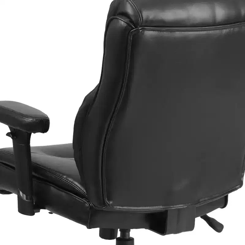 Big & Tall Swivel Ergonomic Task Office Chair with Adjustable Arms, 400 lbs Capacity, Seat 22"W x 19.5"D