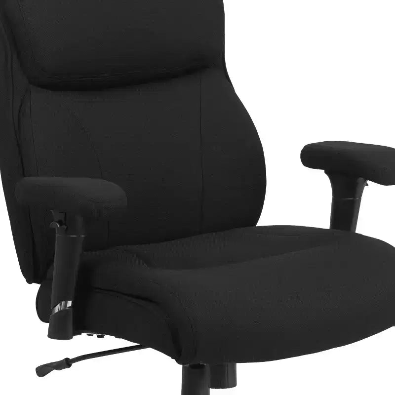 Big & Tall Swivel Ergonomic Task Office Chair with Adjustable Arms, 400 lbs Capacity, Seat 22"W x 19.5"D