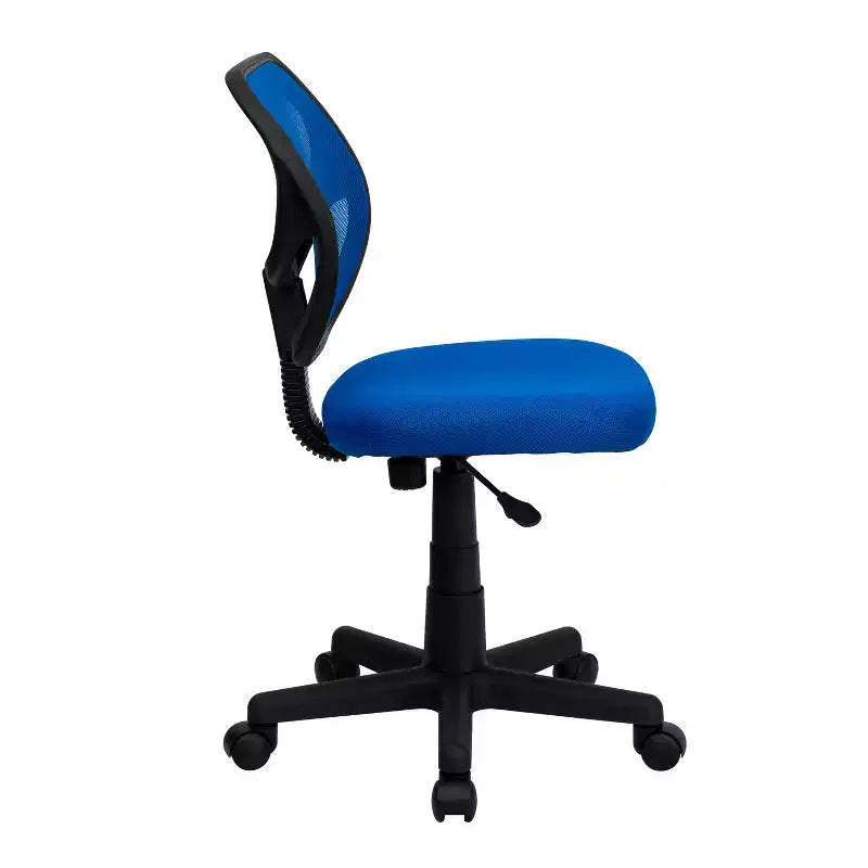 Low Back Mesh Swivel Task Office Chair, Armless, Seat 17.5"W x 16.25"D, Holds up to 250 lbs