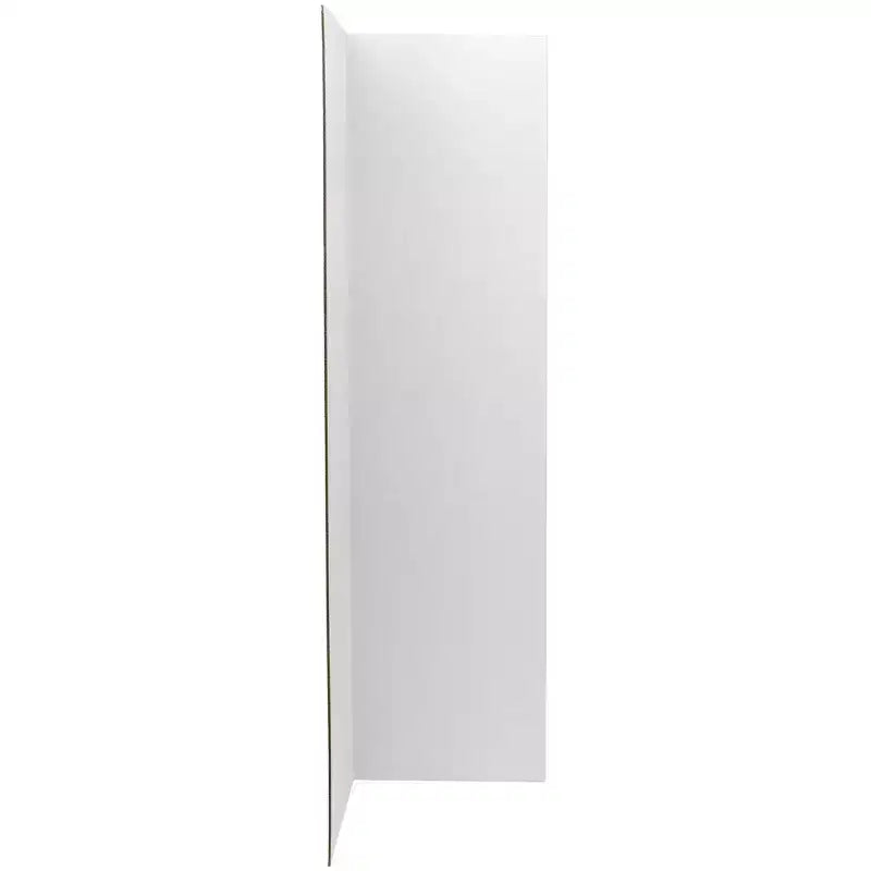 3-Panel Cardboard Room Divider, 72"H x 53.25"W, Foldable, No Assembly Required
