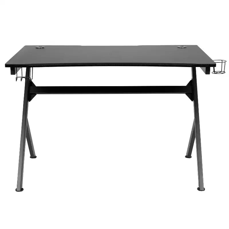 Gaming Desk 45.25" x 29" with Headphone Holder and Cable Management
