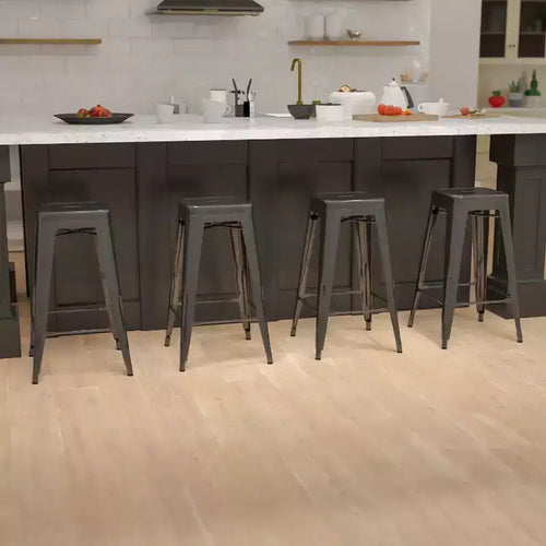 30" Metal Bar Stool, Backless, Stackable, Set of 4 – Seat 12"W x 12"D, 440 lb Capacity