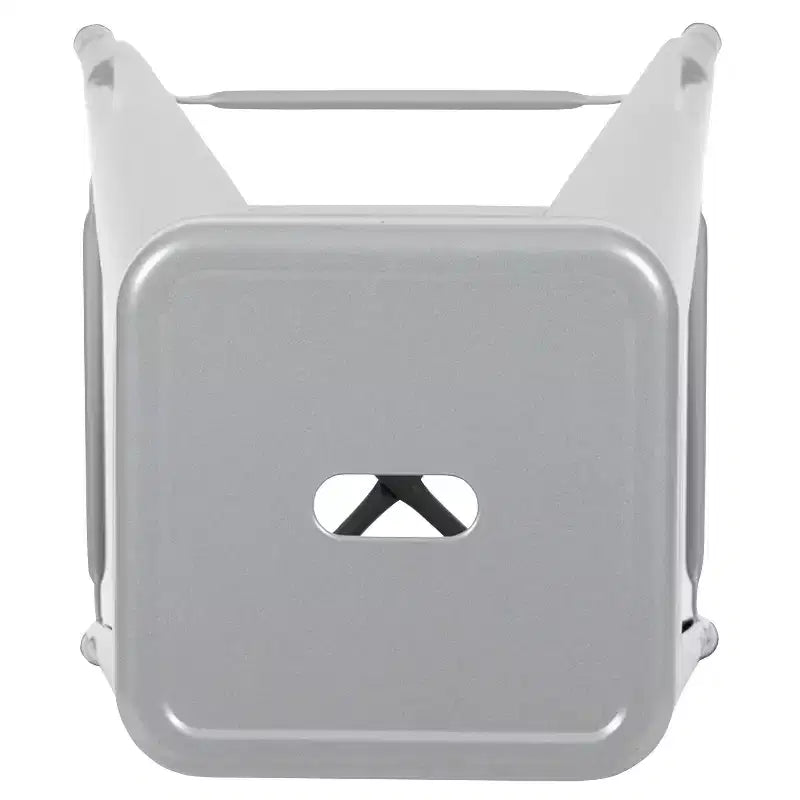 30" Metal Bar Stool, Backless, Stackable, Set of 4 – Seat 12"W x 12"D, 440 lb Capacity