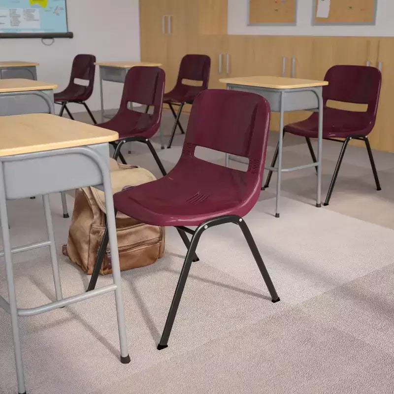 Ergonomic Shell Stack Chair – Classroom & Office Guest Seating
