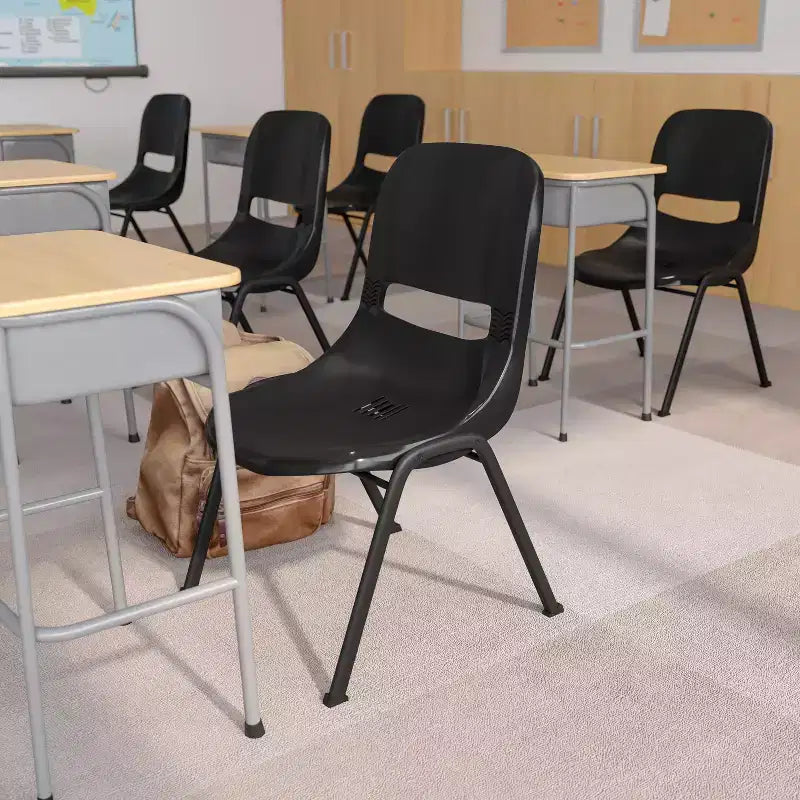 Ergonomic Shell Stack Chair – Classroom & Office Guest Seating