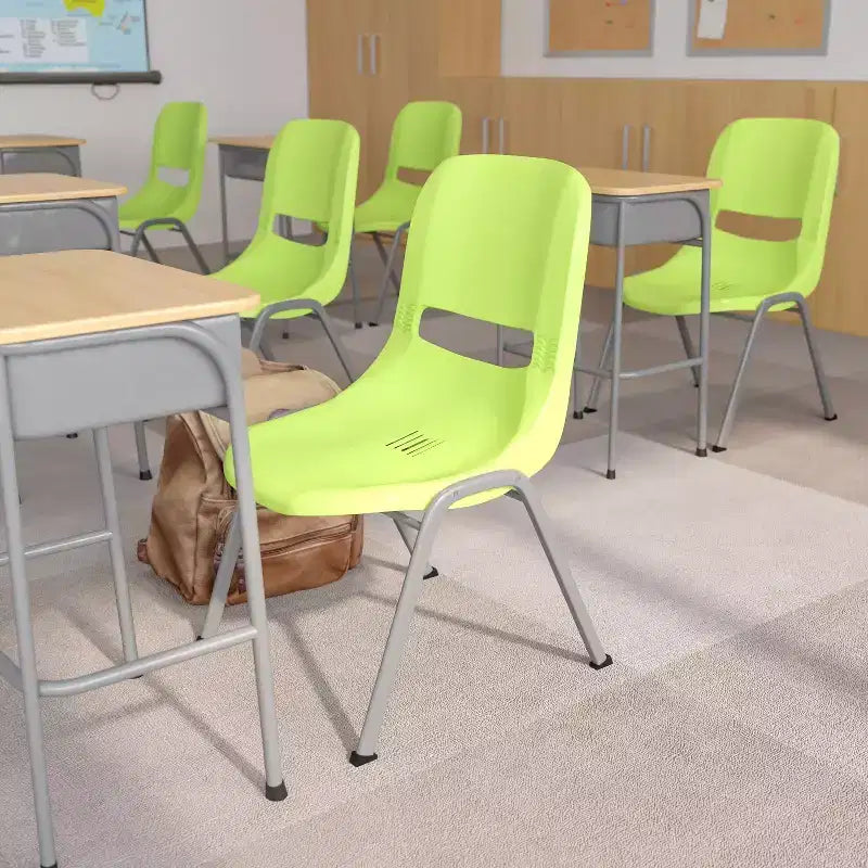 Ergonomic Shell Stack Chair – Classroom & Office Guest Seating