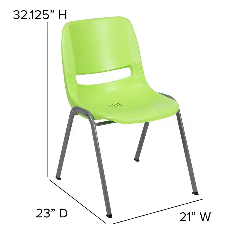 Ergonomic Shell Stack Chair – Classroom & Office Guest Seating
