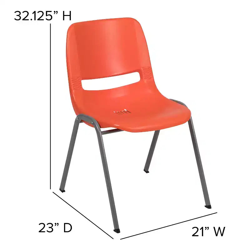 Ergonomic Shell Stack Chair – Classroom & Office Guest Seating