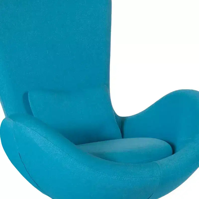 Swiveling Reception Chair with Lumbar Pillow, Upholstered, Seat 17"W x 20"D x 18"H, Holds up to 250 lbs