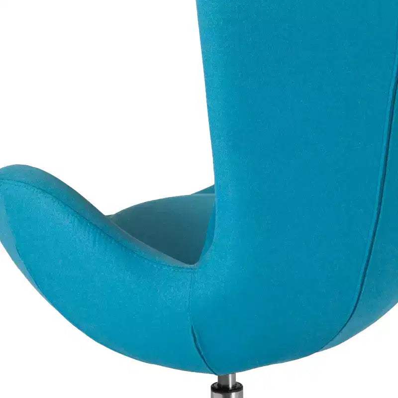 Swiveling Reception Chair with Lumbar Pillow, Upholstered, Seat 17"W x 20"D x 18"H, Holds up to 250 lbs