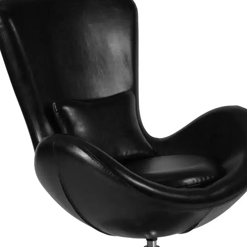 Swiveling Reception Chair with Lumbar Pillow, Upholstered, Seat 17"W x 20"D x 18"H, Holds up to 250 lbs