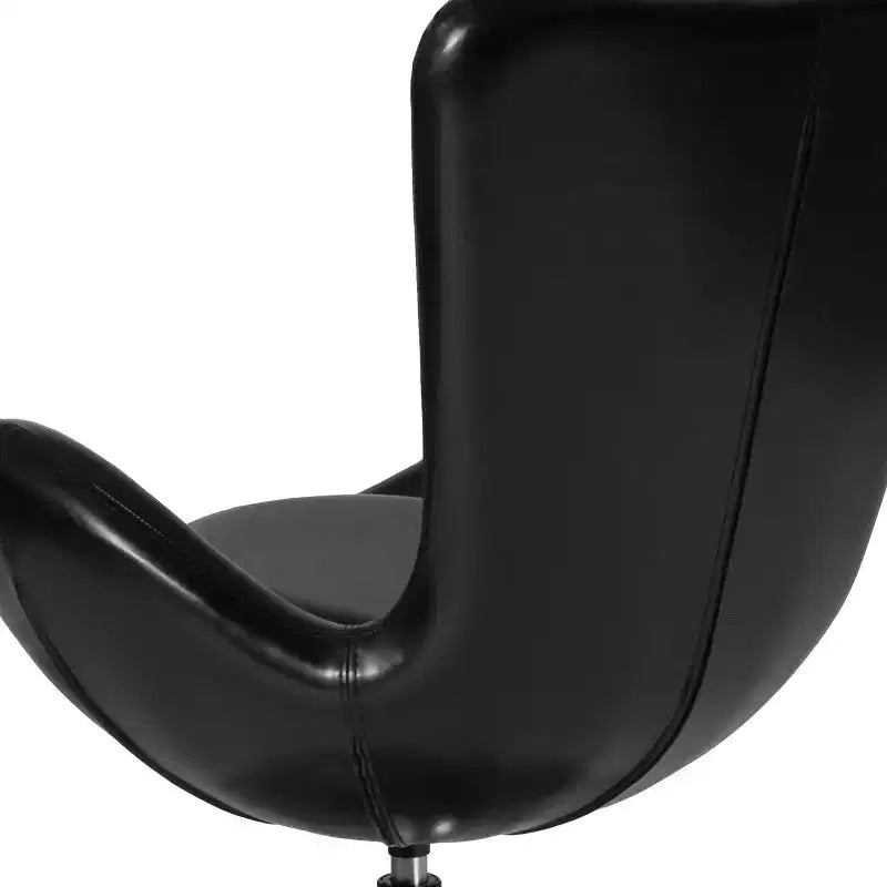 Swiveling Reception Chair with Lumbar Pillow, Upholstered, Seat 17"W x 20"D x 18"H, Holds up to 250 lbs