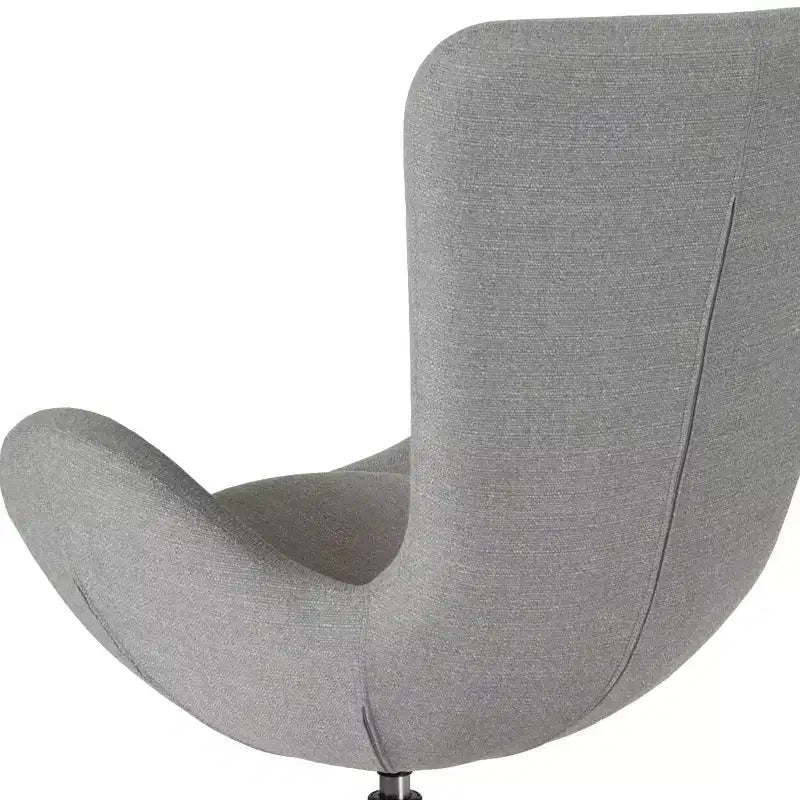 Swiveling Reception Chair with Lumbar Pillow, Upholstered, Seat 17"W x 20"D x 18"H, Holds up to 250 lbs
