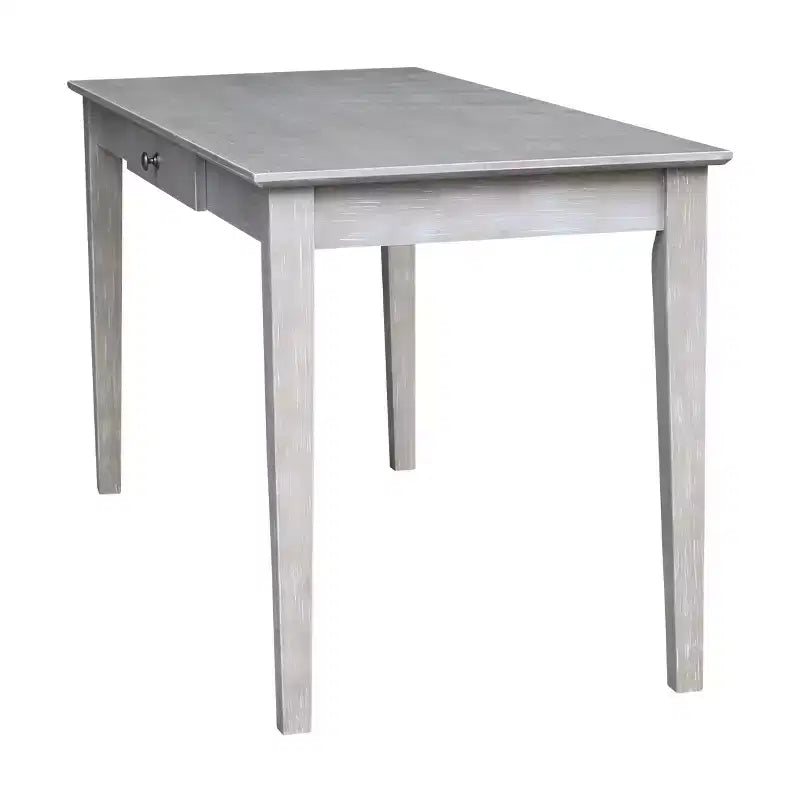 Writing Desk with 1 Drawer, Hardwood Frame, 60"W x 26"D x 30"H, Holds up to 100 lbs